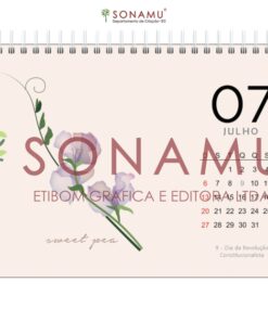 O Calendário Floral 2025 traz seu estilo minimalista com as mais belas flores da natureza em ilustrações elegantes. Sweet Pea