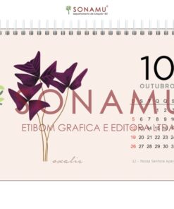 O Calendário Floral 2025 traz seu estilo minimalista com as mais belas flores da natureza em ilustrações elegantes. oxalis